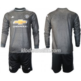 Manchester United Barn Bortedraktsett 2020-2021 Langermet (+ Korte bukser)